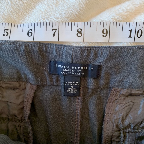 Banana republic Martin fit work trouser pants straight leg pant grey business - Picture 6 of 14